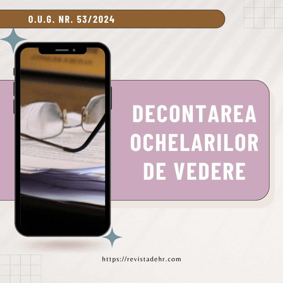 Decontarea ochelarilor de vedere – oficializata in sistemul&nbsp;bugetar