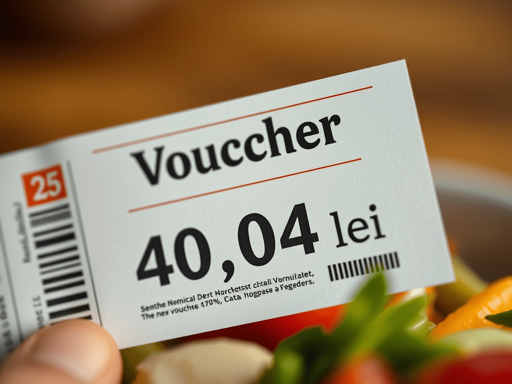 Indexare tichete de masă 40,04 lei: Ordin Ministerul&nbsp;Finanțelor